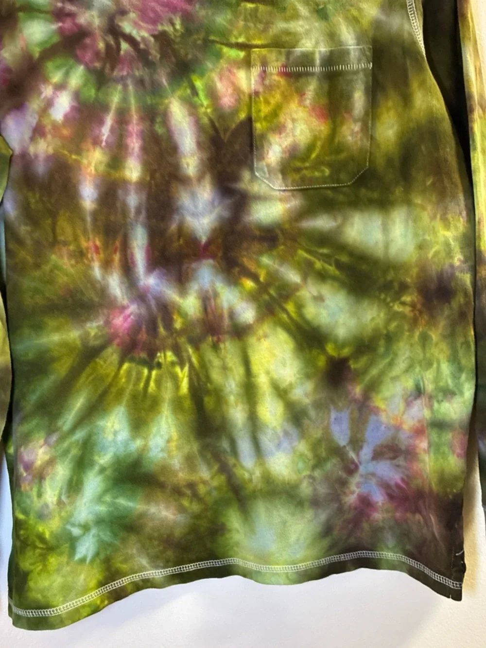 Goodfellow & Co Multicolor Tie-Dyed Crewneck - Picture 6 of 6